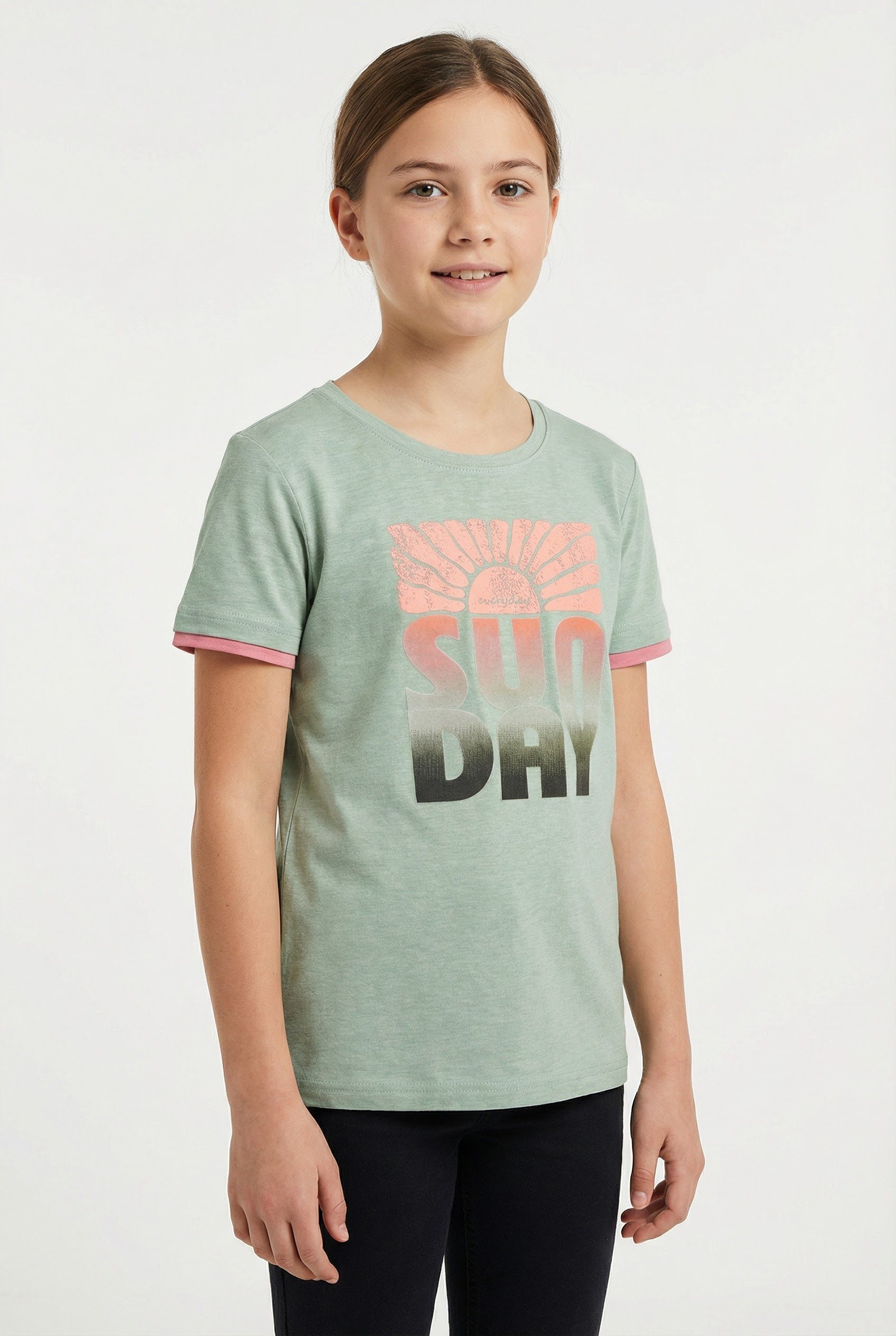 Killtec Funktionsshirt KOS 133 GRLS TSHRT für Wandern, sportlicher Stil, aus Polyester, Baumwolle und Elasthan