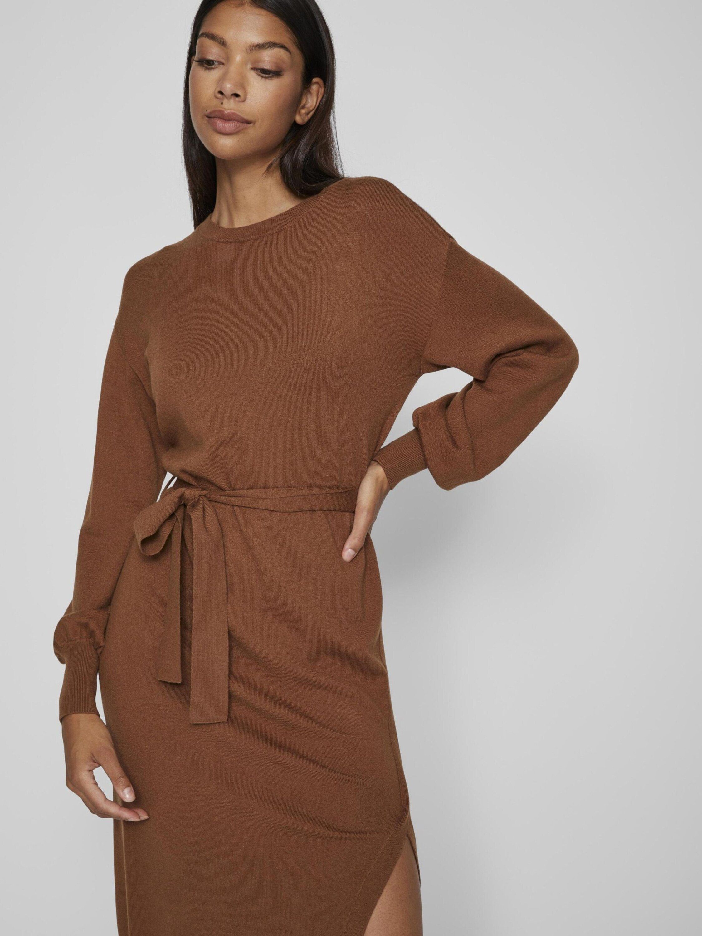 Vila Strickkleid VIRicky (1-tlg) Plain/ohne Details