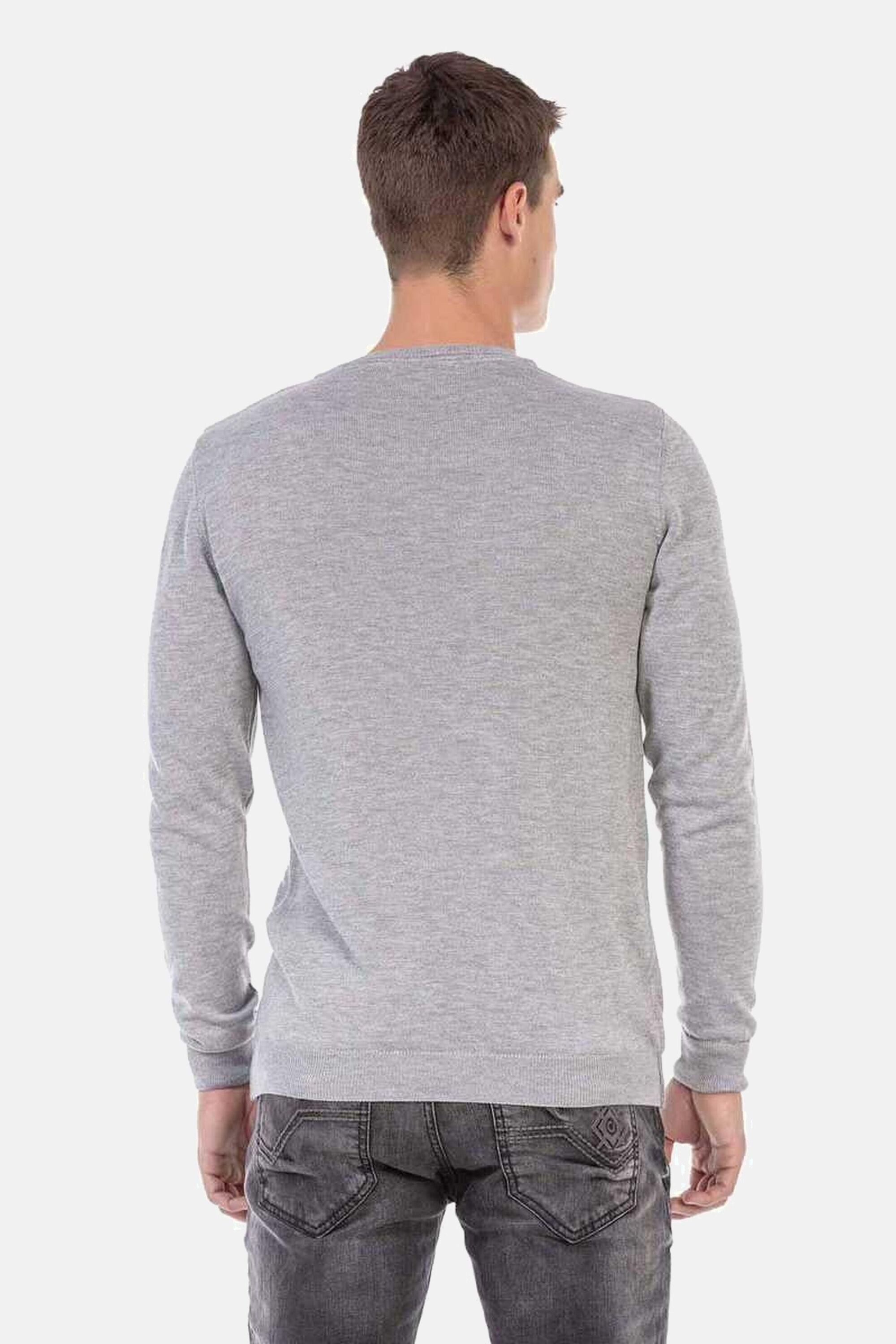Cipo & Baxx V-Ausschnitt-Pullover Pullover (1-tlg) günstig online kaufen