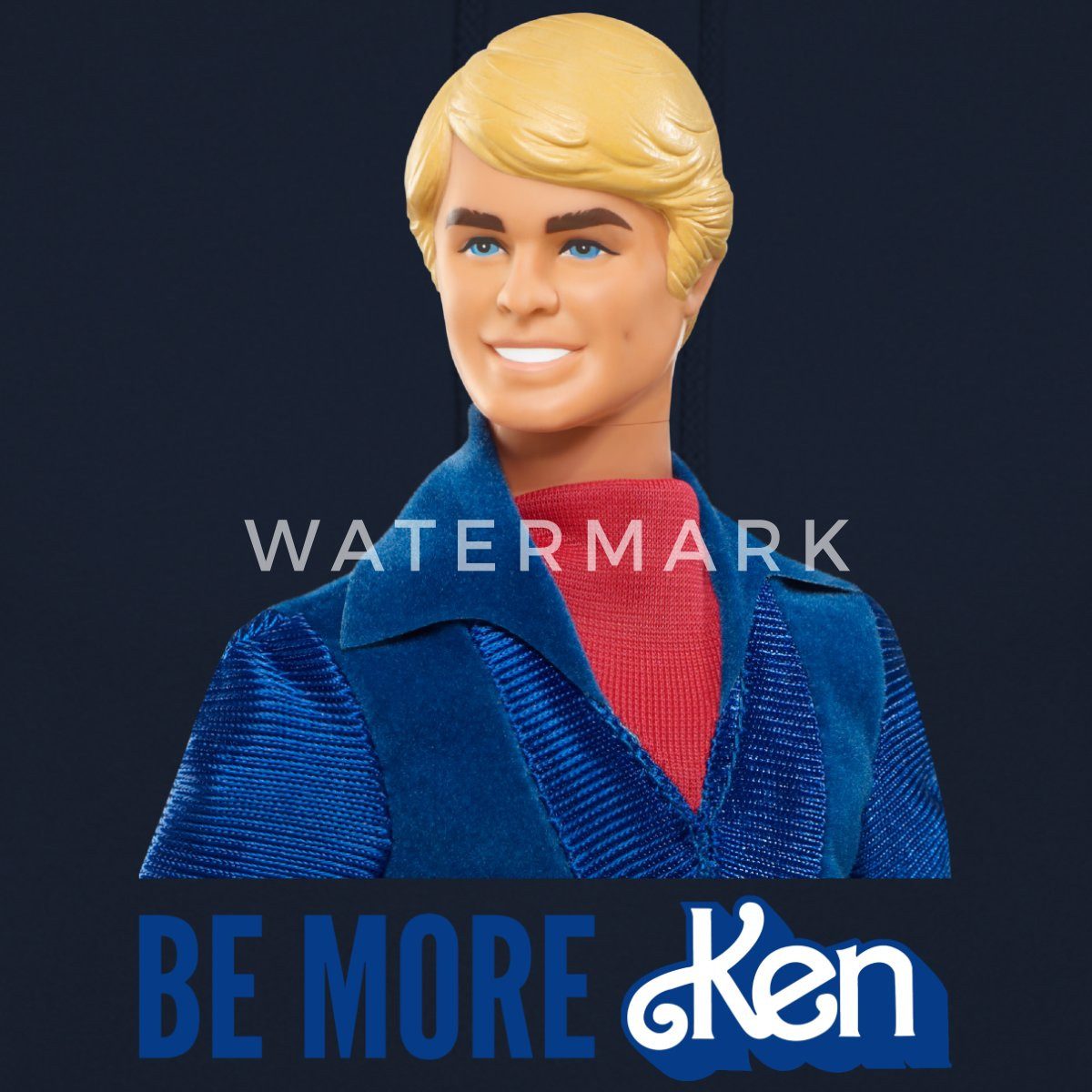 Spreadshirt Hoodie Barbie Ken Design Mit Spruch Be More Ken Unisex Hoodie (1-tlg)