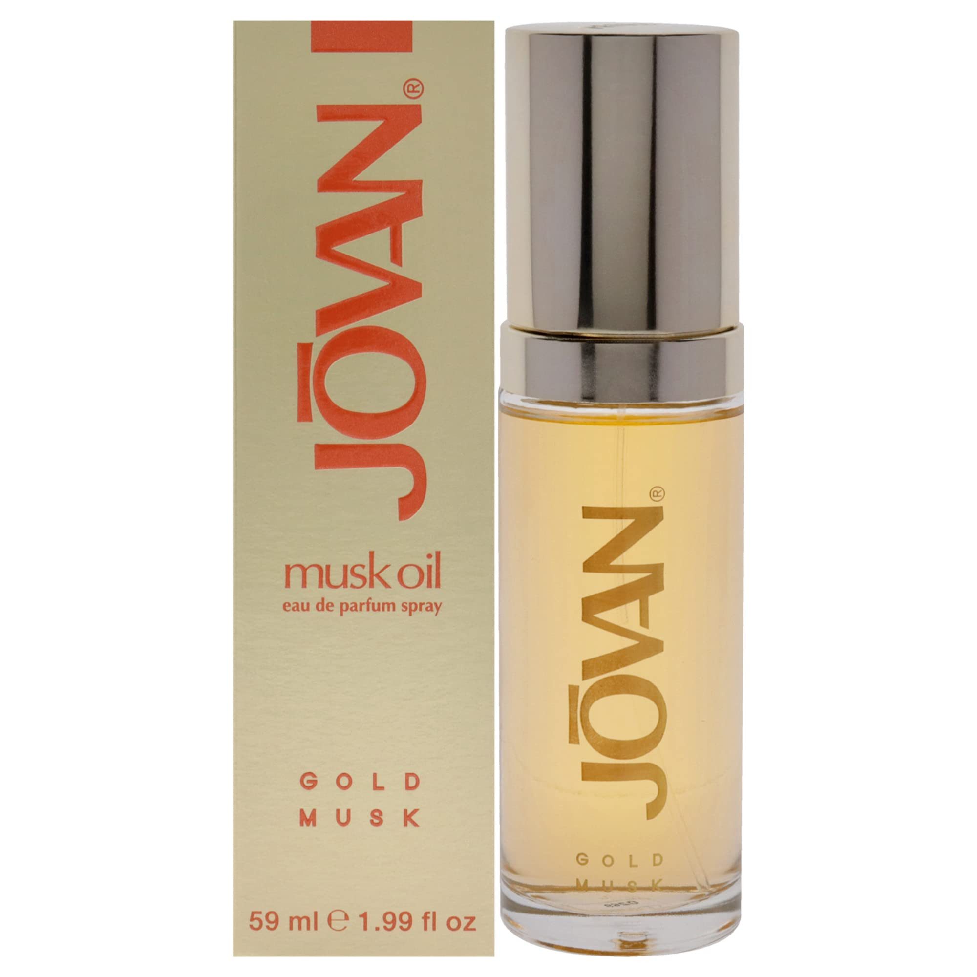 Jovan Eau de Parfum Jovan Gold Musk Eau de Parfum Natural Spray for woman, 1er Pack (1 x, 1-tlg.