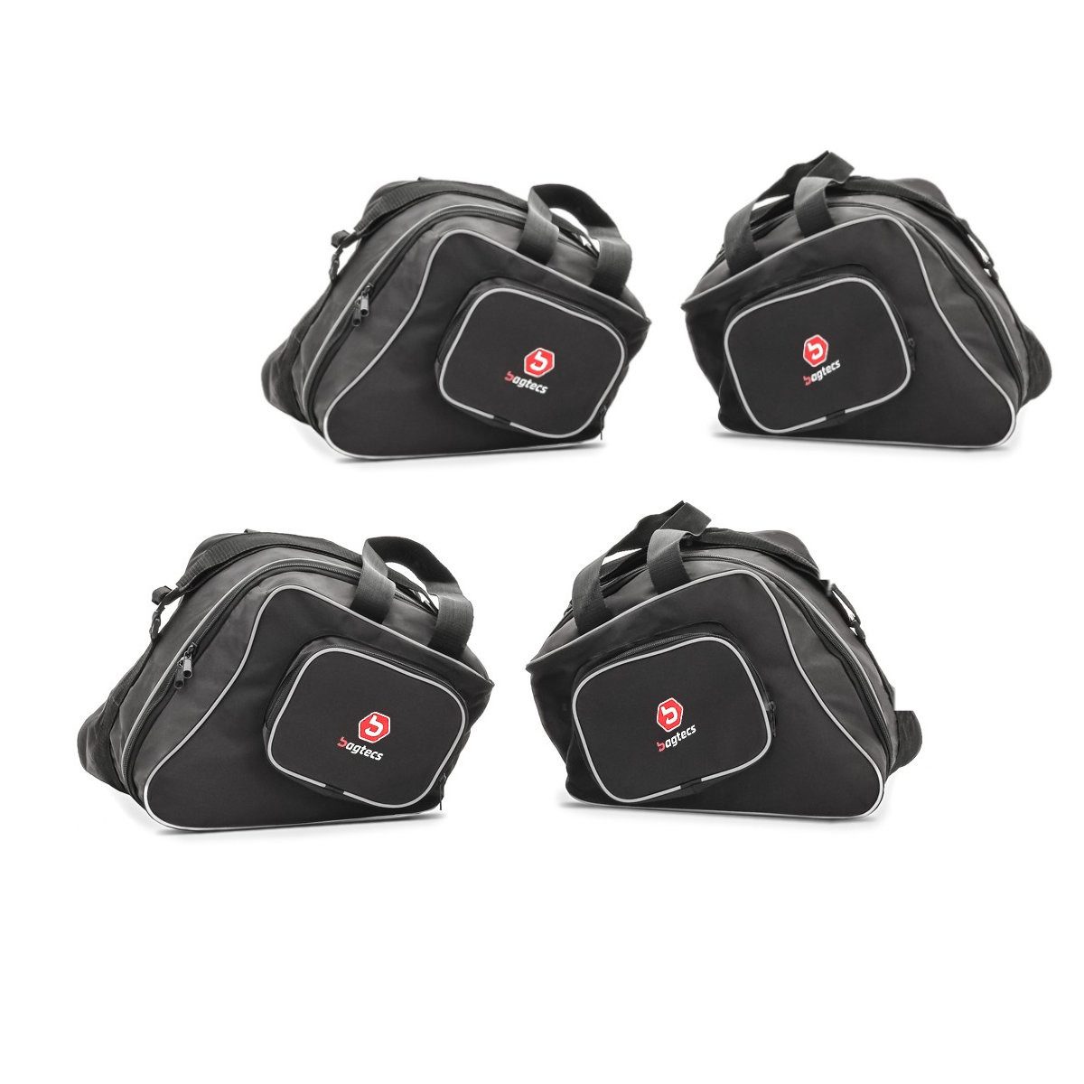 Bagtecs Reisetasche 2x Koffer Innentaschen passend für Kawasaki Versys 650 / 1000 15-25 KB