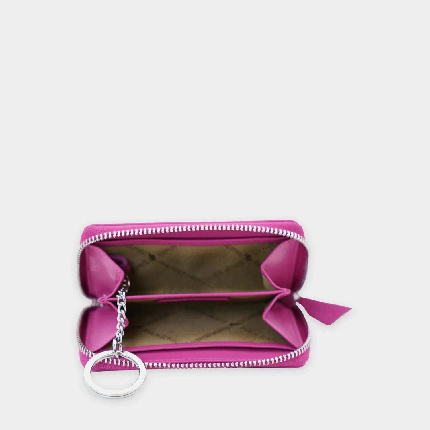 Braun Büffel Mini Geldbörse JOY RFID Reißverschluss Mini Geldbörse rosa