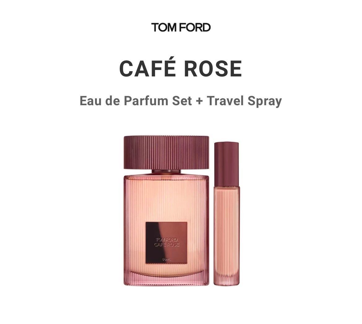 Tom Ford Eau de Parfum TOM FORD BEAUTY CAFÉ ROSE Duft-Set, 2-tlg.