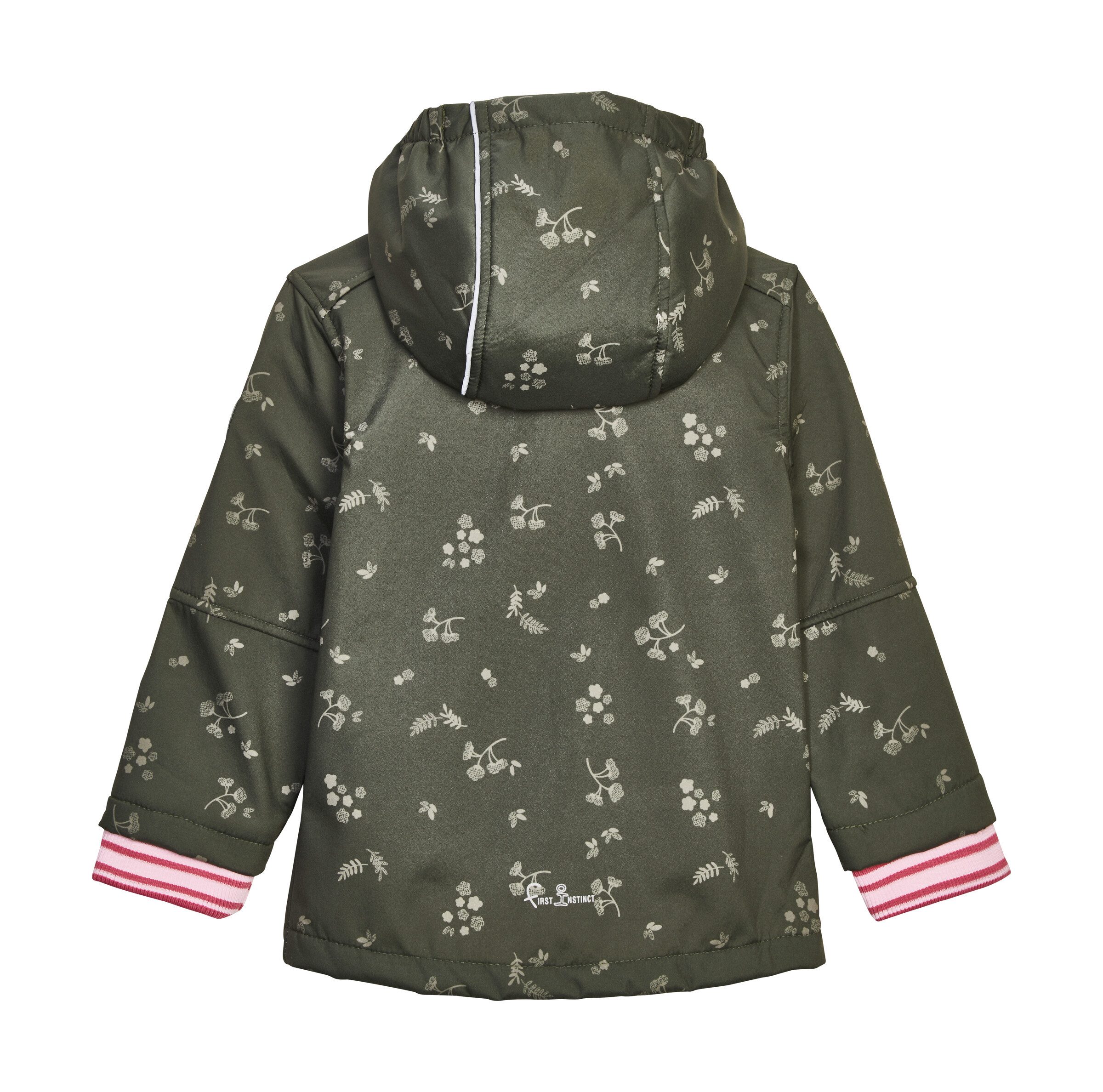 first instinct by killtec Softshelljacke FIOW 53 MNS SFTSHLL JCKT Softshelljacke: floral, wind- und wasserabweisend, Teddy Fleece