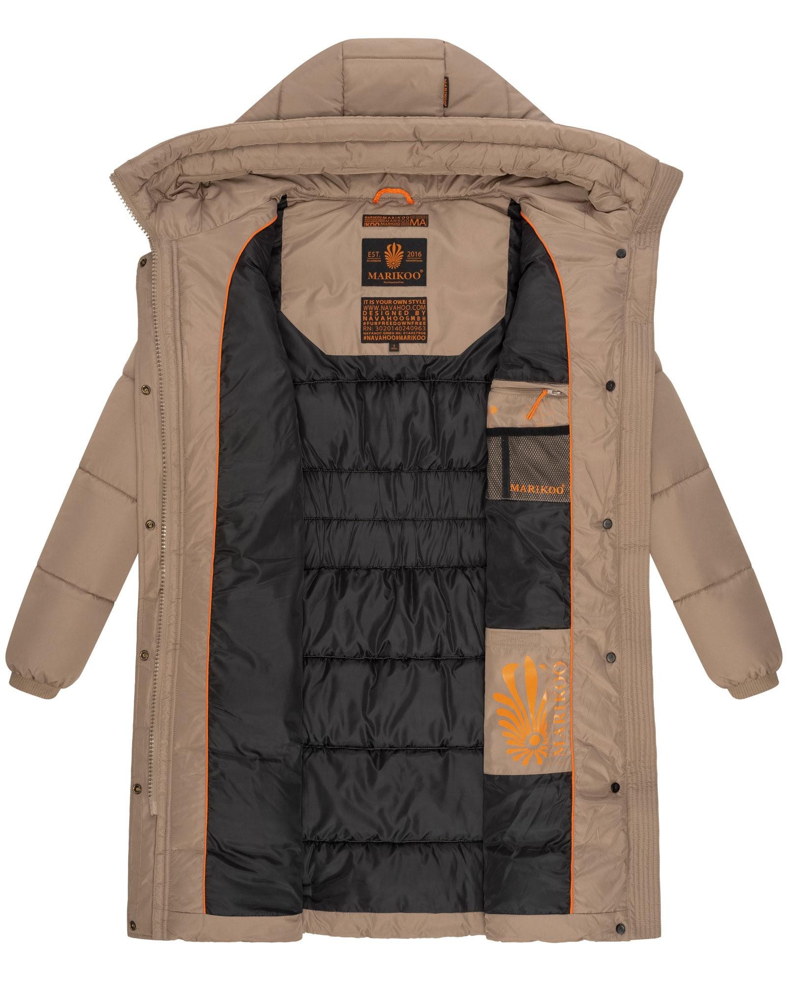 Marikoo Outdoorjacke mit einer großen Kapuze – Bild 5 von 5