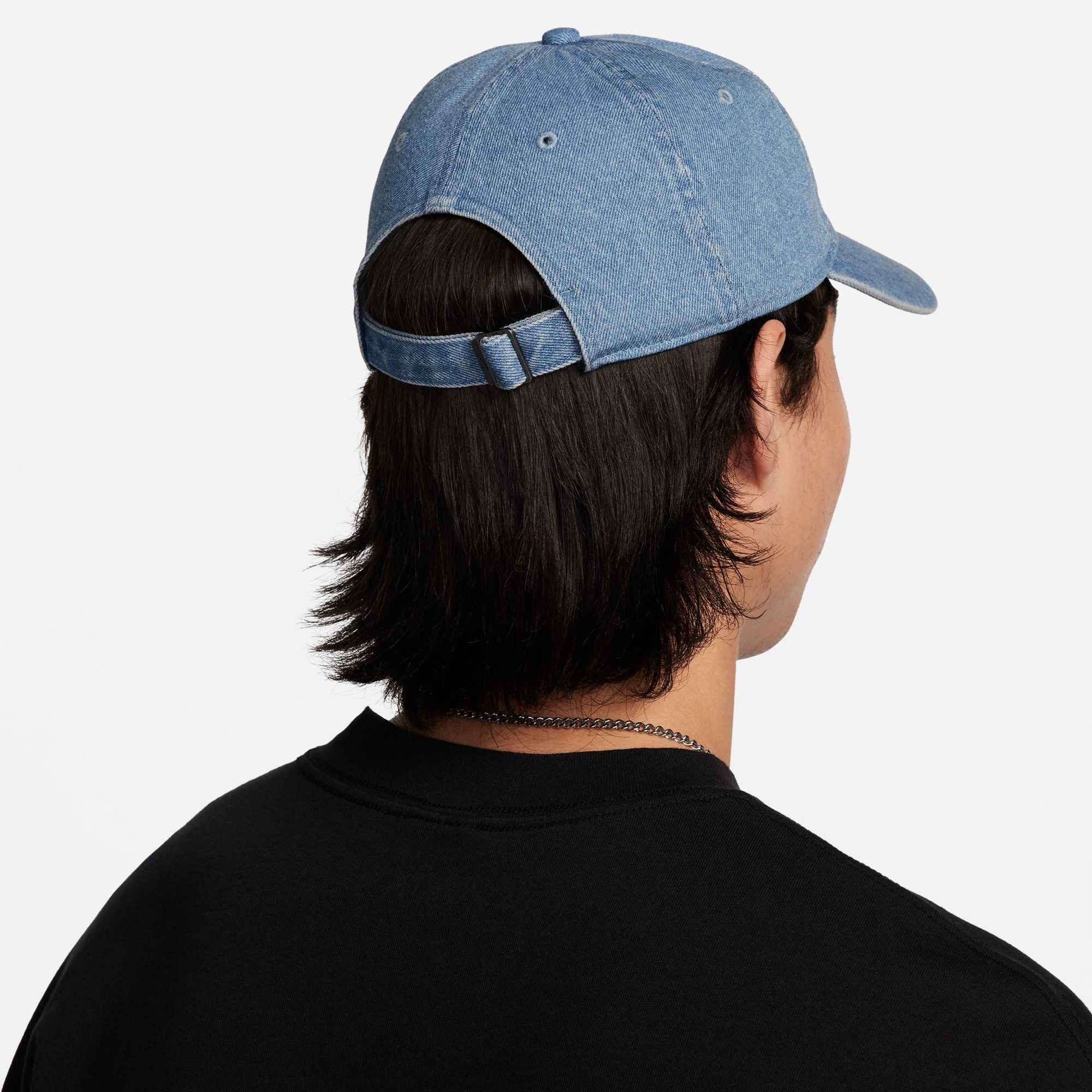 Nike Sportswear Baseball Cap U NK CLUB CAP U CB DENIM 24 L aus Baumwolle, für Erwachsene, in den Größen S, M und L