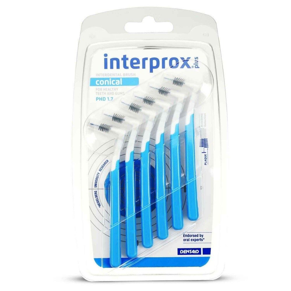 Interprox Interdentalbürsten INTERPROX plus conical blau Interdentalbürste 6St