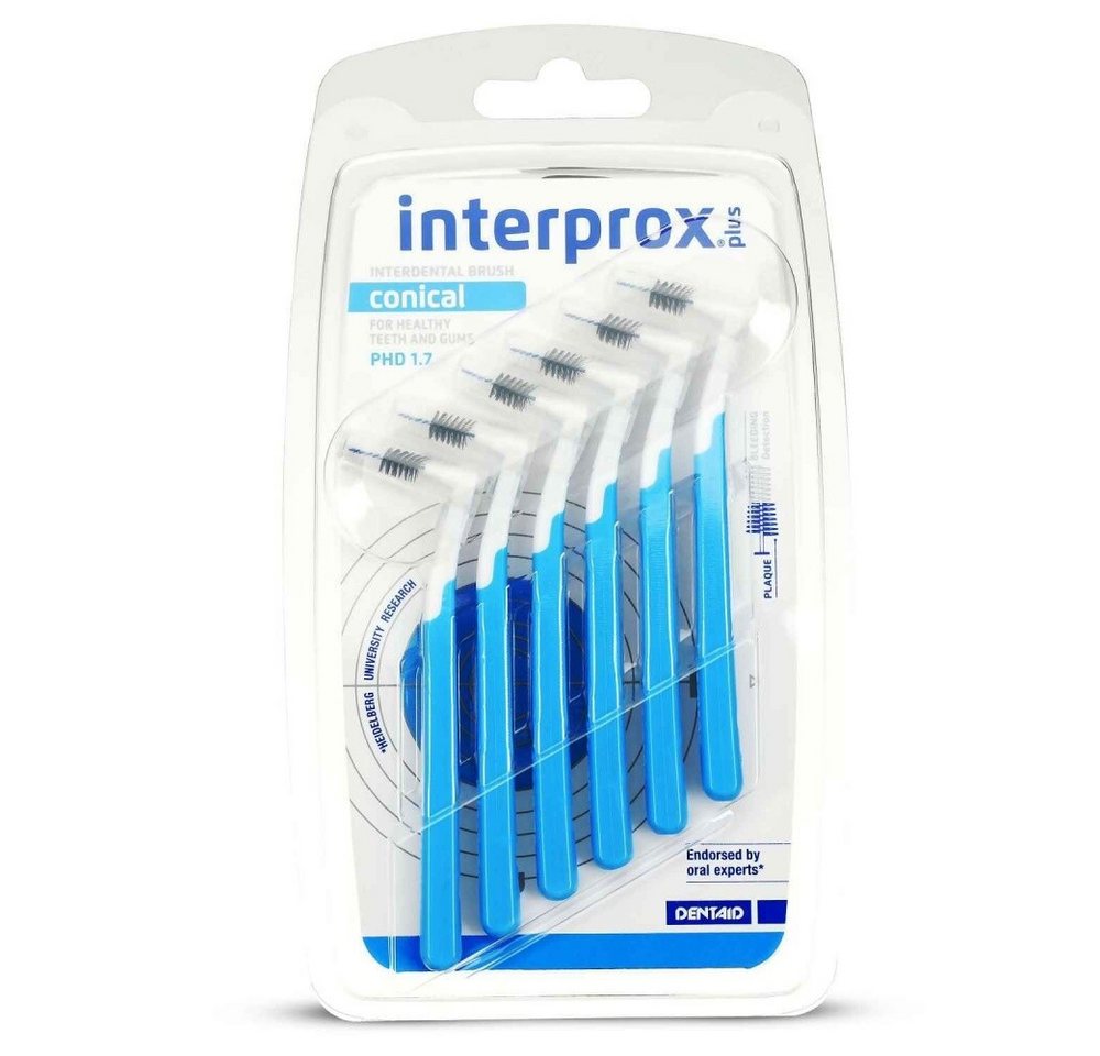 Interprox Interdentalbürsten INTERPROX plus conical blau Interdentalbürste 6St