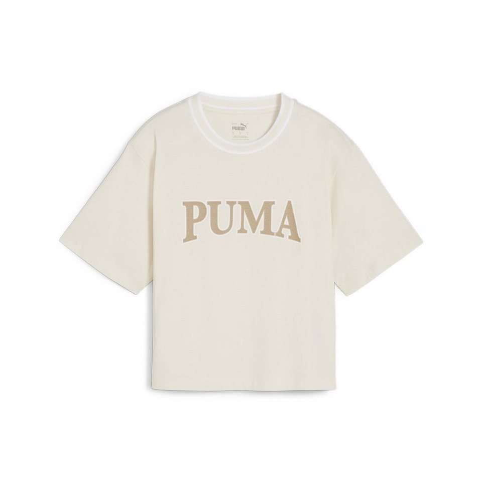 PUMA T-Shirt PUMA SQUAD Graphic T-Shirt Damen, Rundhalsausschnitt