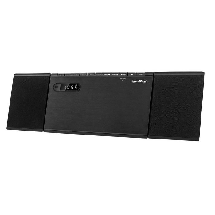 Reflexion HIF5340BT Stereoanlage (mit CD UKW-Radio Bluetooth USB und AUX-IN abnehmbare Lautsprecher Wandmontage möglich)
