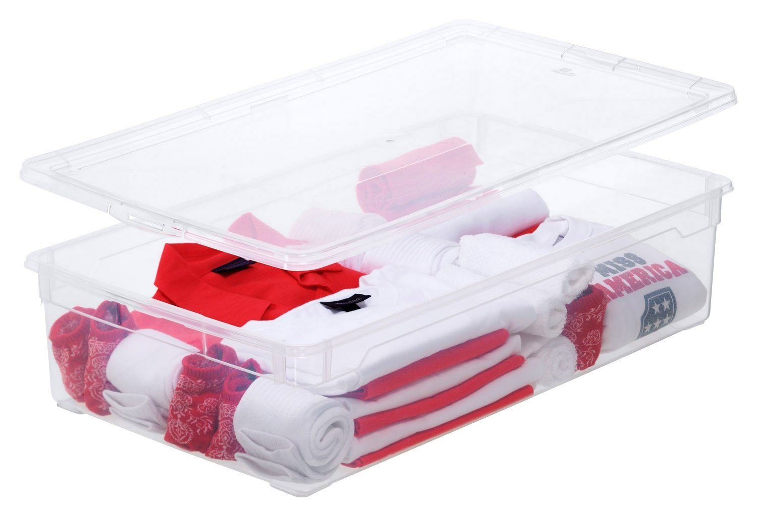 ROTHO Aufbewahrungsbox CLEAR, 30 Liter, Transparent, günstig online kaufen