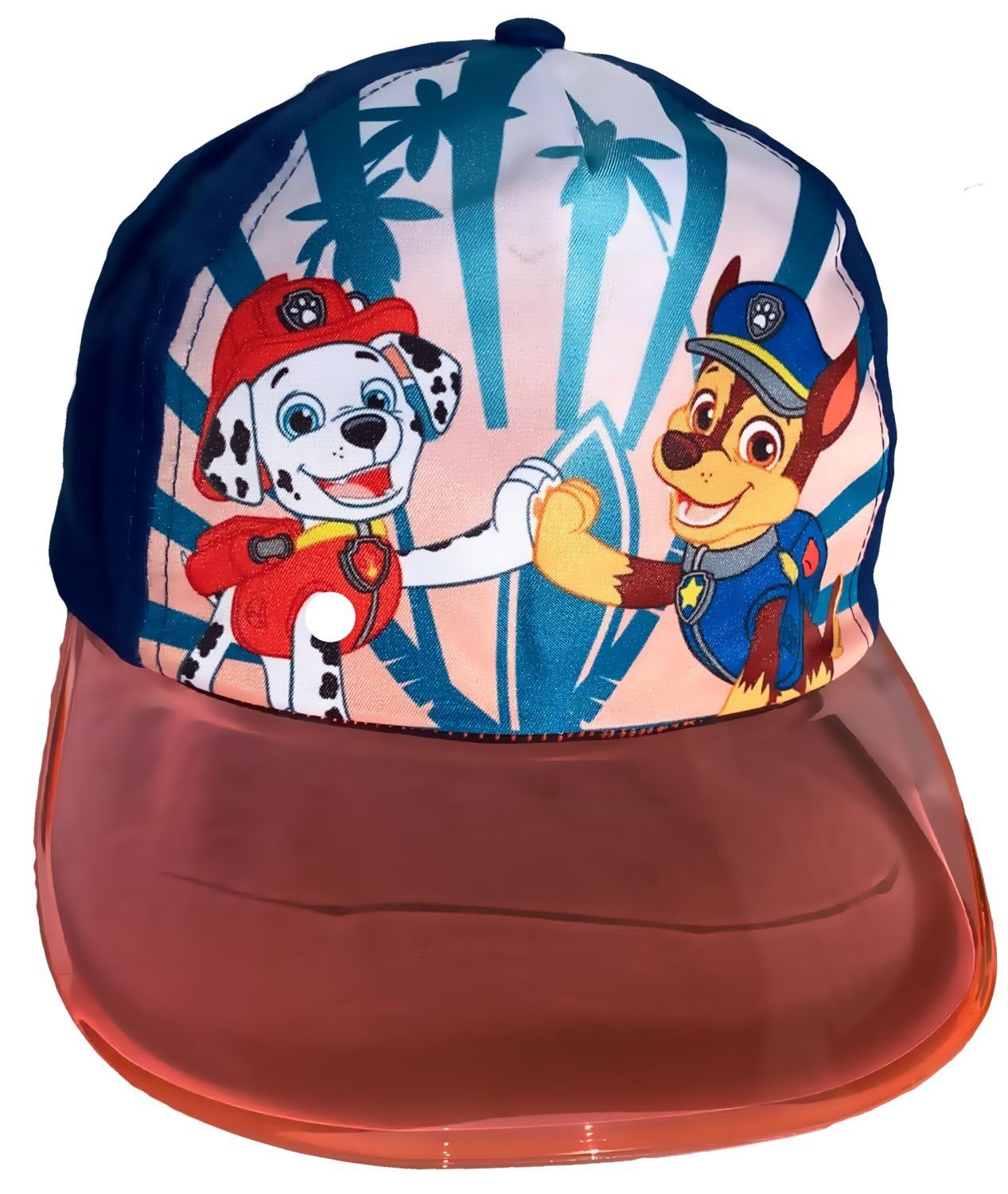 PAW PATROL Schirmmütze PAW PATROL CAP Schirmmütze Basecap Blau Jungen + Mädchen Kinder Mütze Kita, Schule Kindergarten Größen 48/50 52/54