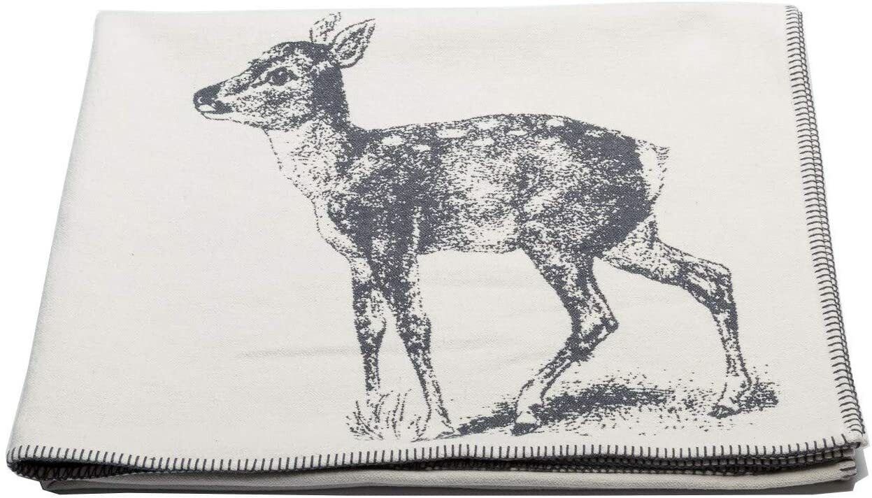 Plaid Wohndecke Divan Überwurf Reh 145 x 220 cm, DAVID FUSSENEGGER, Decke Hergestellt in Österreich