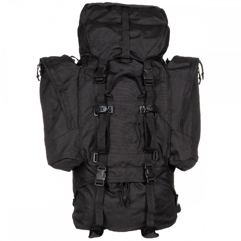 Alpin 2 Trekkingrucksack abnehmbare 110,schwarz, Rucksack, Seitentaschen MFH