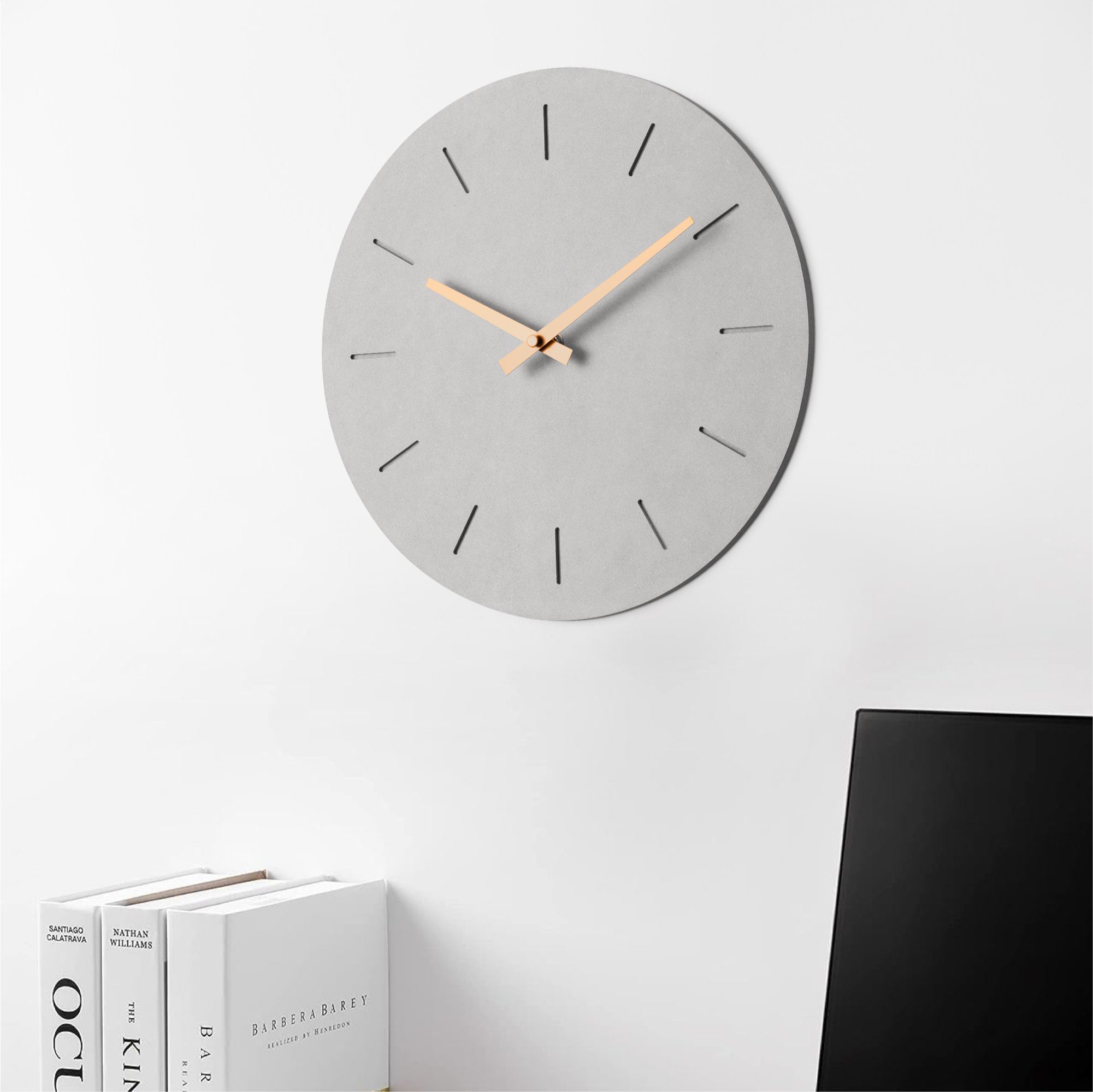 Navaris Wanduhr Analog Wanduhr rund - günstig online kaufen