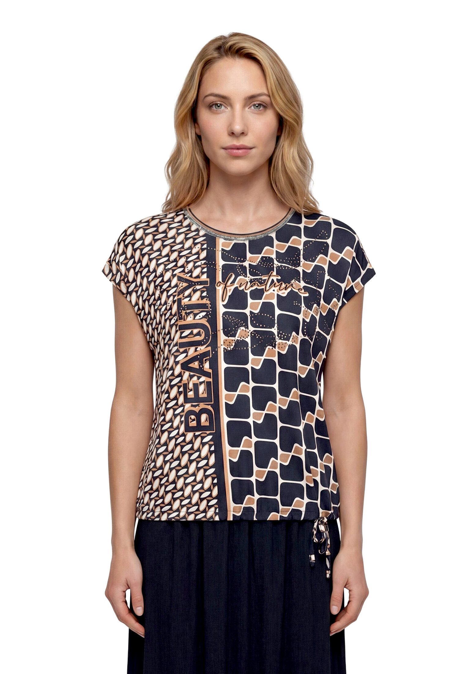 Betty Barclay Kurzarmshirt Damen mit Tunnelzug (1-tlg)