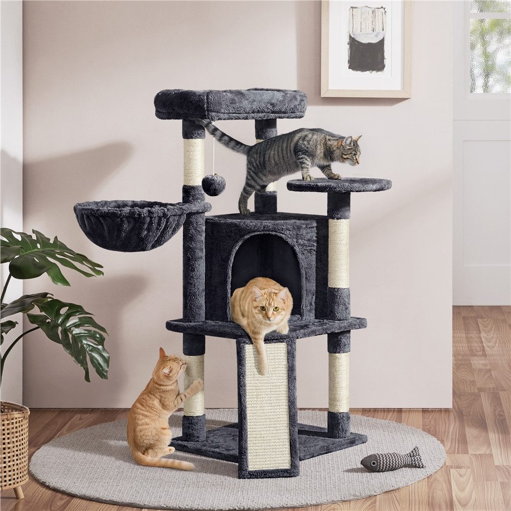 Yaheetech Kratzbaum, Katzenbaum 106 cm Hoch Kletterbaum