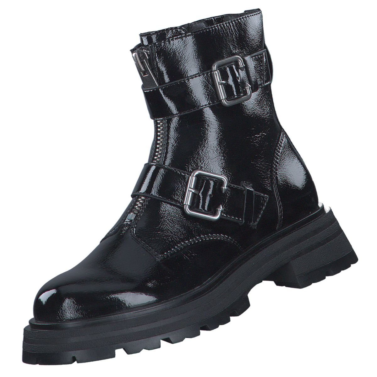 PATENT) (BLACK Schwarz Stiefelette 1-25320-41/018 Tamaris