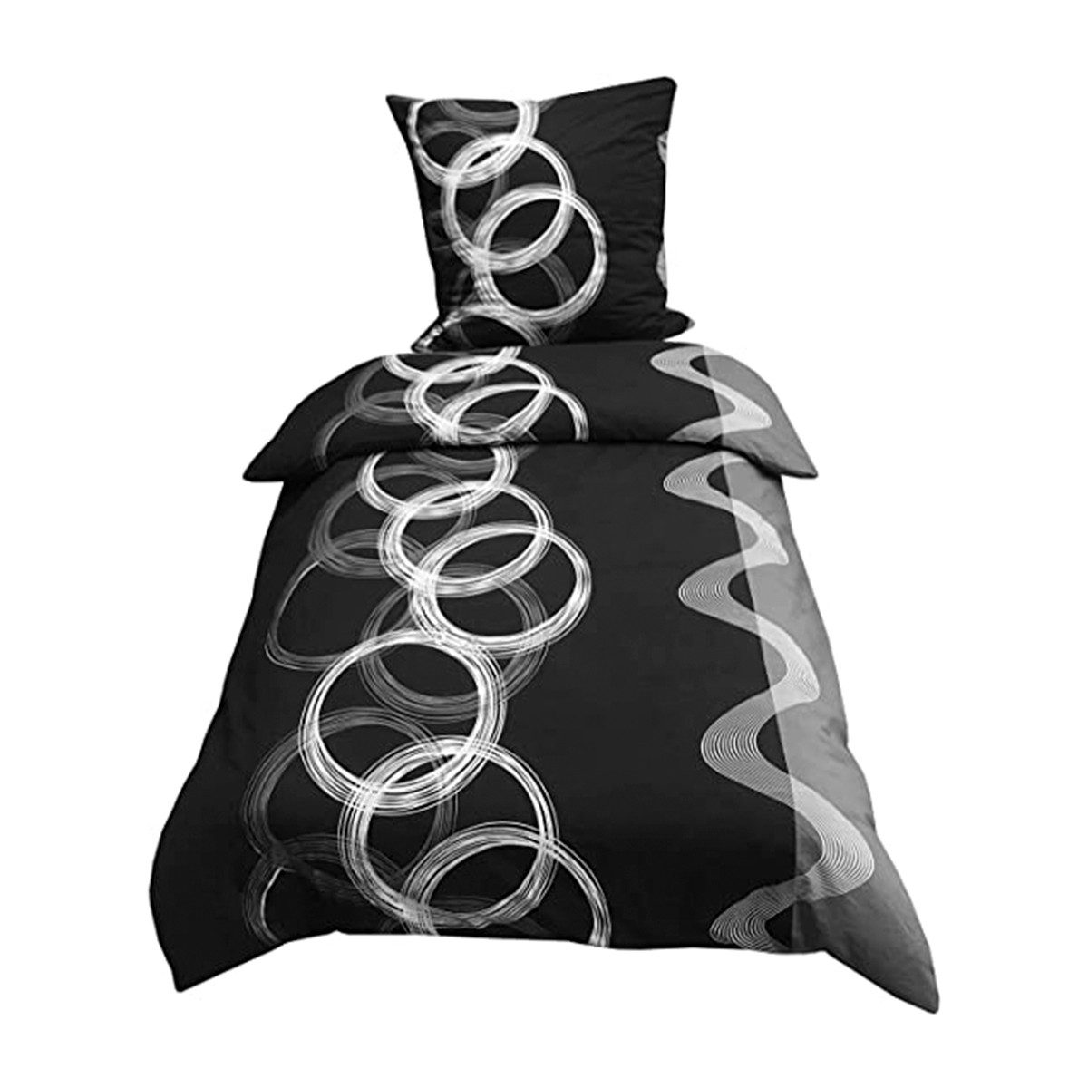 Visaggio Bettwäsche Winter Fleece Bettbezug flauschig warm, Fleece, 2 teili günstig online kaufen