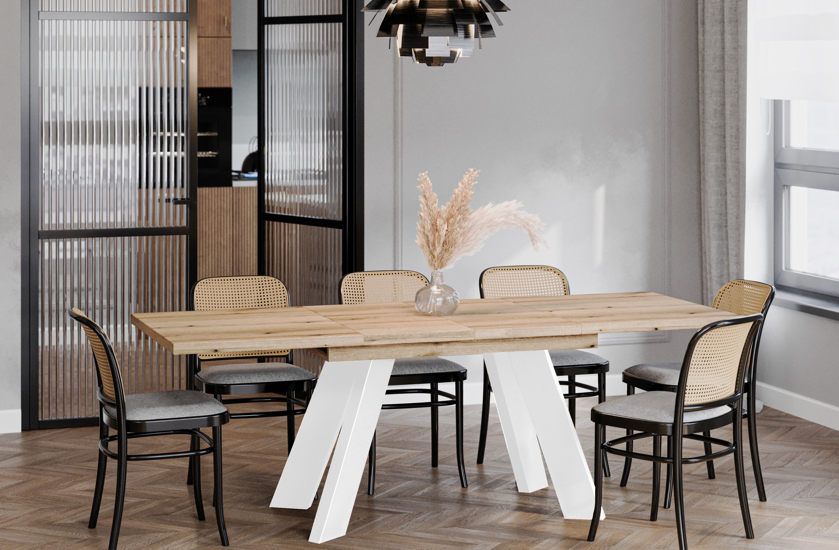 Endo-Moebel Esstisch "Coso" 130-210cm ausziehbar, erweiterbar, günstig online kaufen