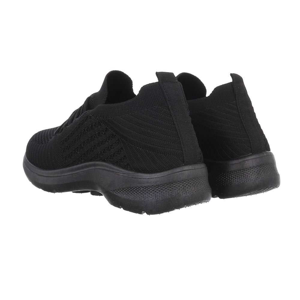 Coolwalk Herren Low-Top Freizeit Sneaker Flach Sneakers in Schwarz – Bild 3 von 4