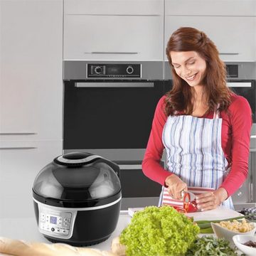 Klarstein Heißluftfritteuse VitAir Turbo Heißluftfritteuse, 1400 W, Air Fryer Fritteuse ohne Öl Heizluftfritteuse Heißluftfritteusen