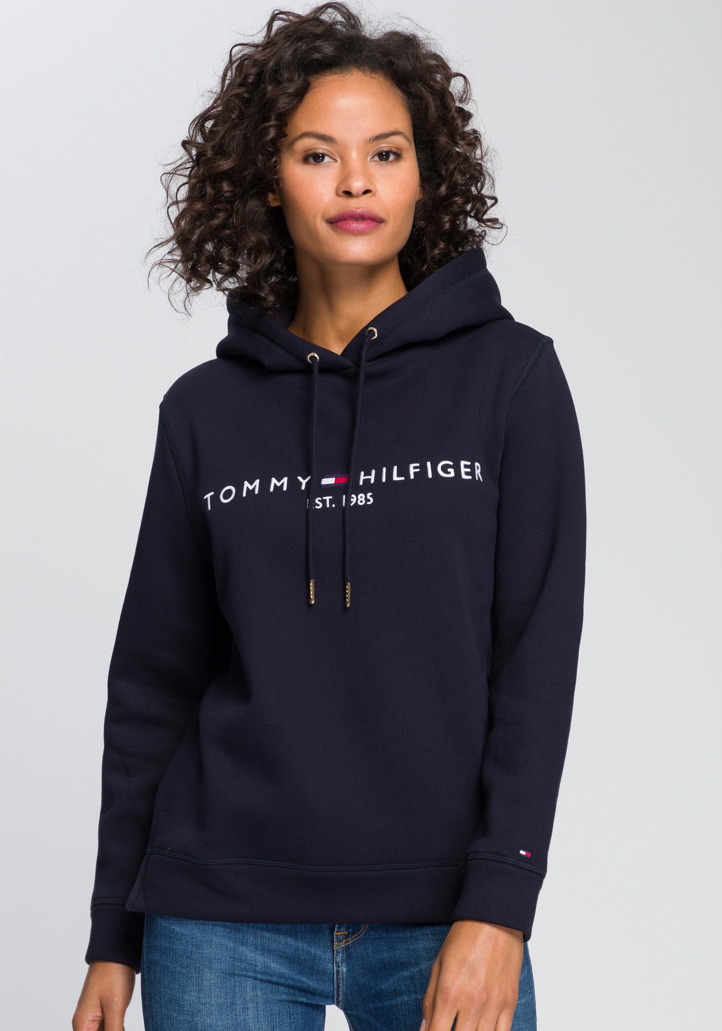 Tommy Hilfiger Kapuzensweatshirt mit Tommy Hilfiger Logostickerei günstig online kaufen