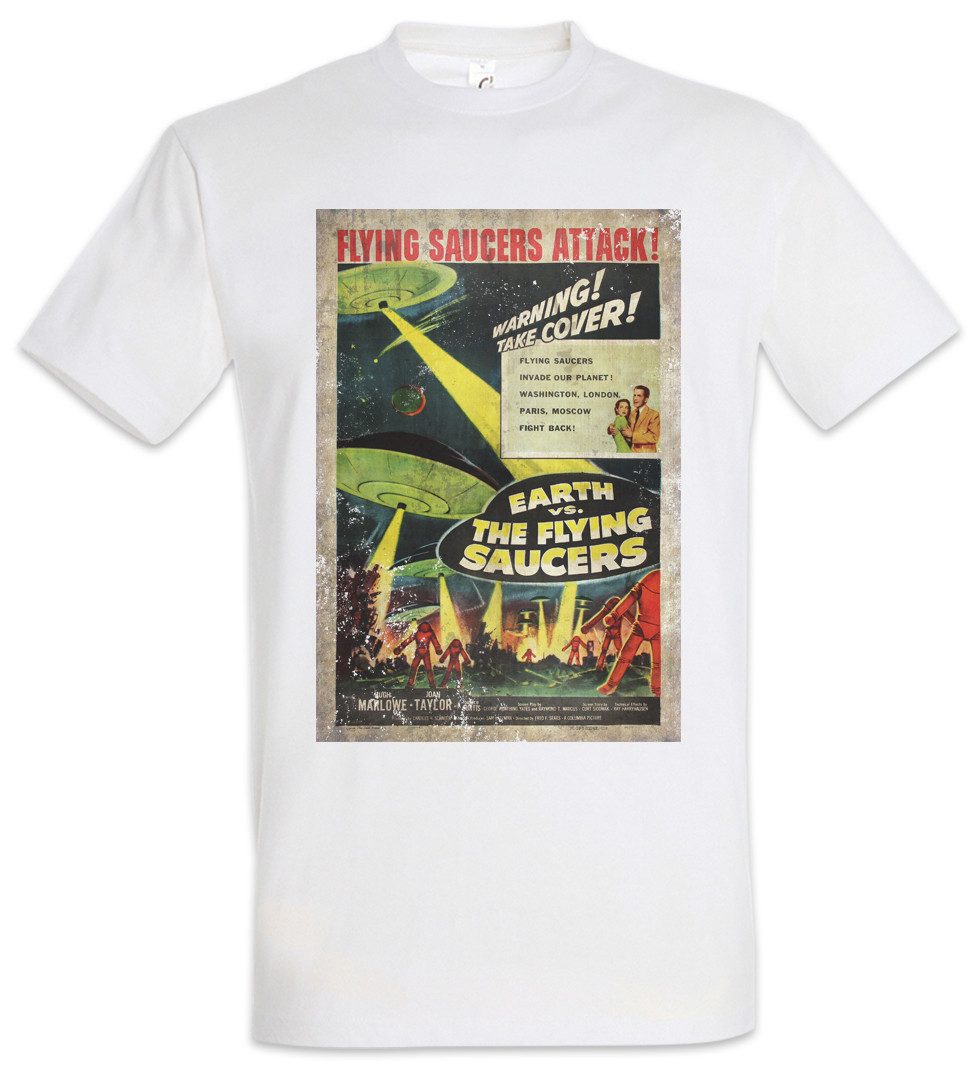 Urban Backwoods Print-Shirt Earth Vs. Flying günstig online kaufen