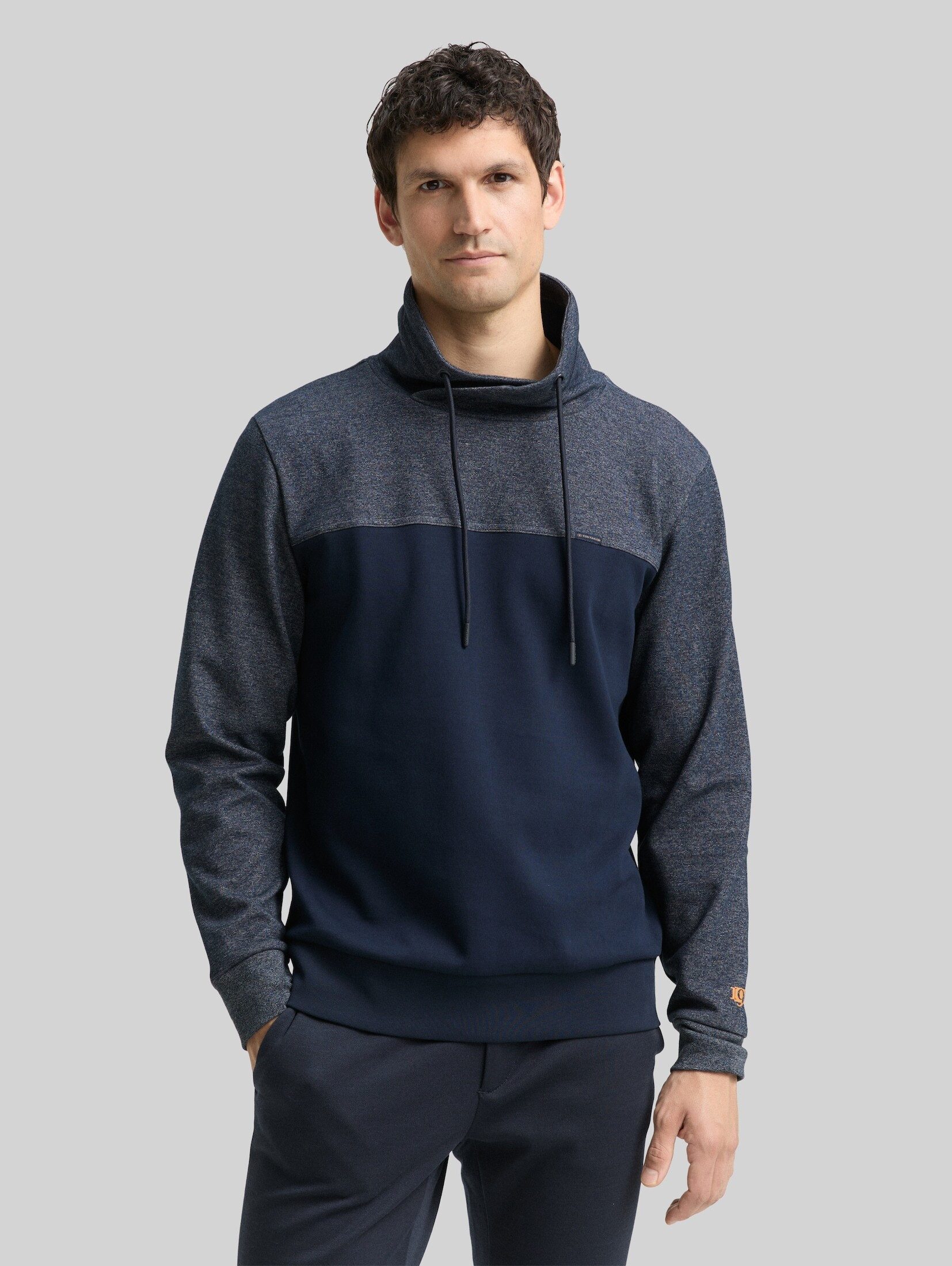 TOM TAILOR Sweatshirt Strick & Sweatshirts Snood Sweatshirt mit Struktur-Mix