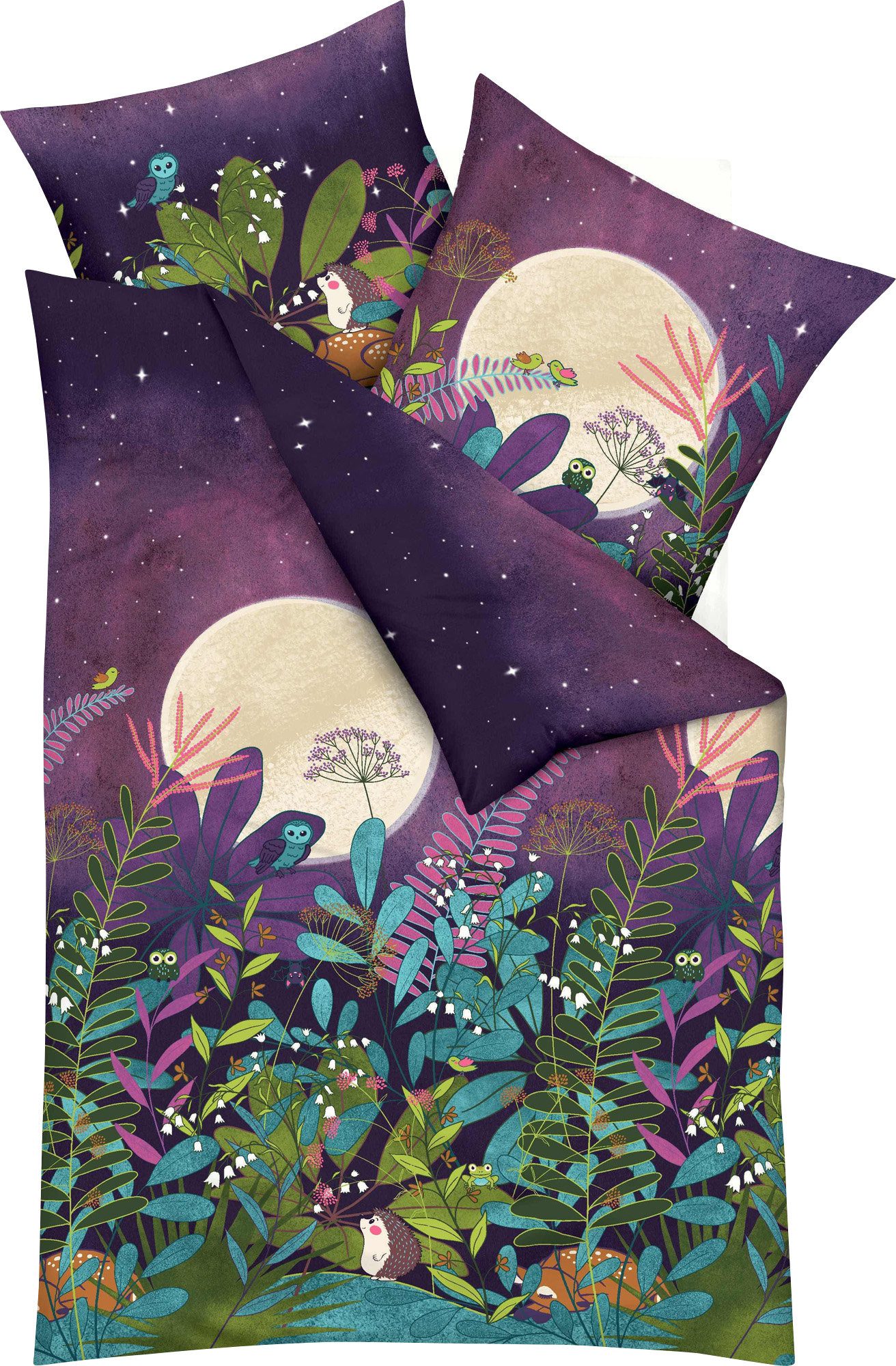 Kaeppel Kinderbettwäsche Kinder-Bettwäsche "Moonshine", Renforcé, Renforcé günstig online kaufen