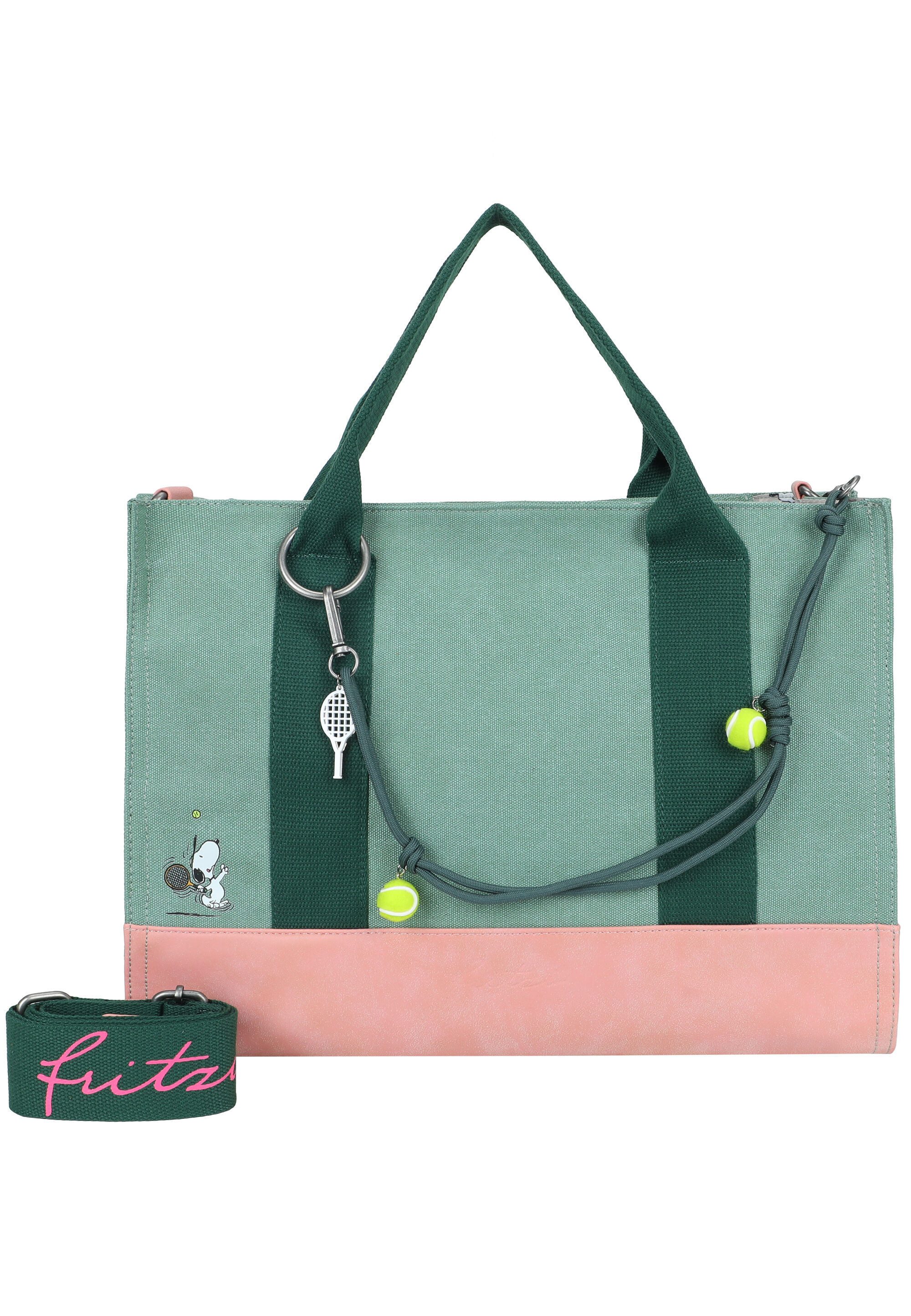 Fritzi aus Preußen Shopper PeanutsTM x fritzi Tote Bag Matchball, mit Peanuts-Motiv