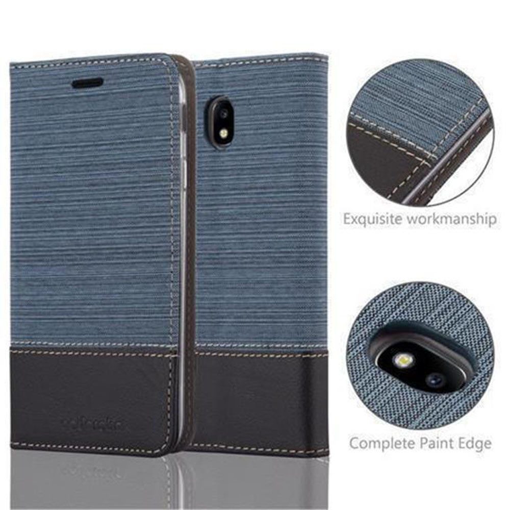 Cadorabo Handyhülle für Samsung Galaxy J3 2017 Hülle Samsung Galaxy J3 2017, Klappbare Handy Schutzhülle - Hülle - mit Standfunktion und Kartenfach
