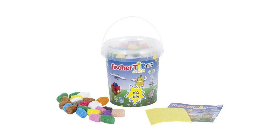 fischertechnik Fischertechnik 508773 - fischerTiP creativ 100, Bastelset für Kind... Konstruktions-Spielset