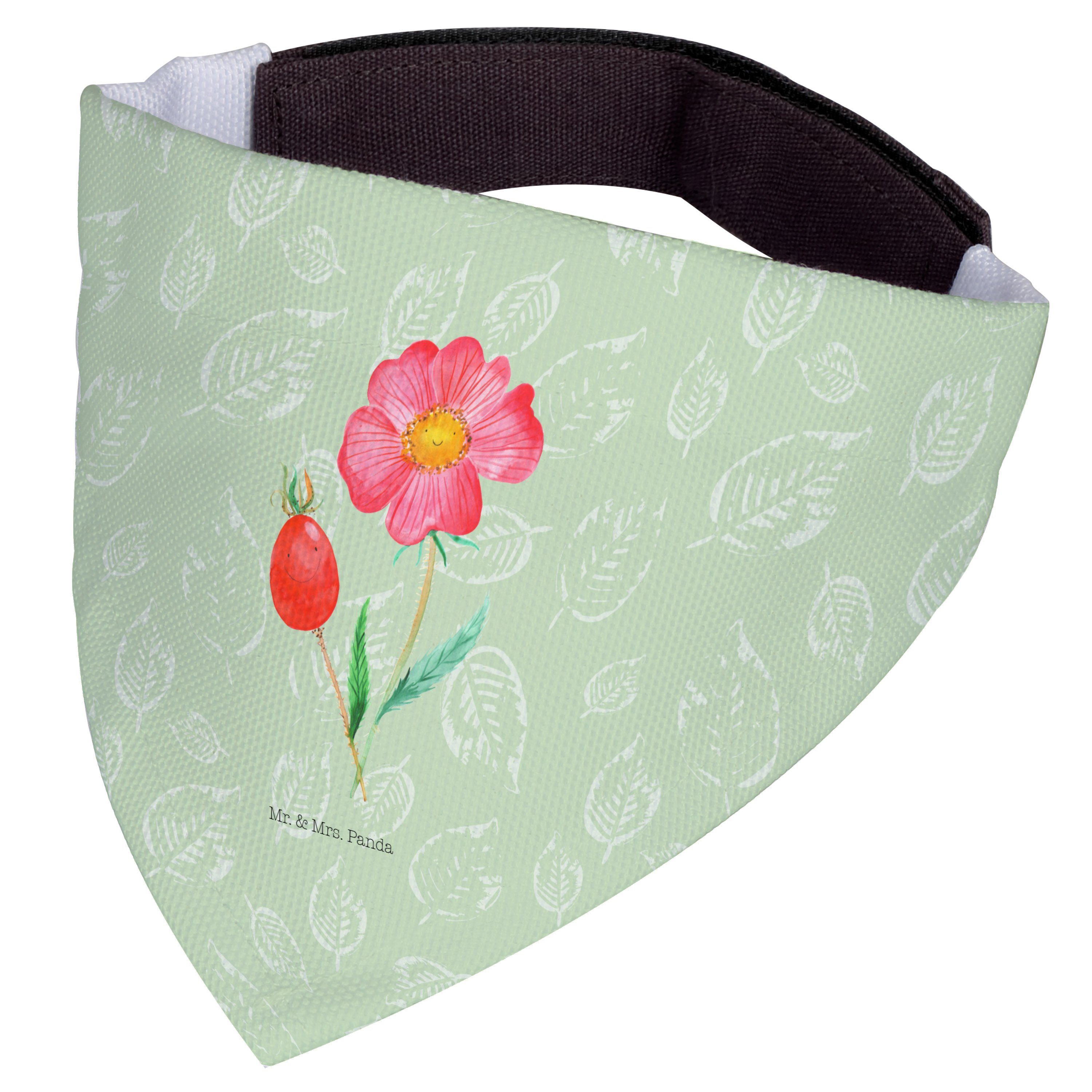 Mr. & Mrs. Panda Hundefliege Blume Hagebutte, Hundehalstuch, Blattgrün, Lebensfreude, Halstuch Für, Polyester, Hagebutte Bandana für Hunde Hunde Bandana