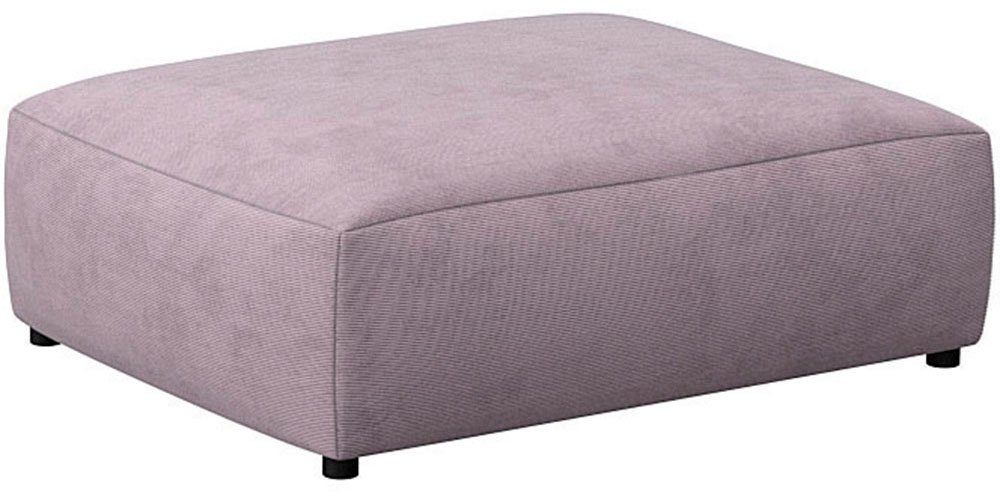 FLEXLUX Pouf Lucera, modern & anschmiegsam, Kaltschaum, Stahl-Wellenunterfederung
