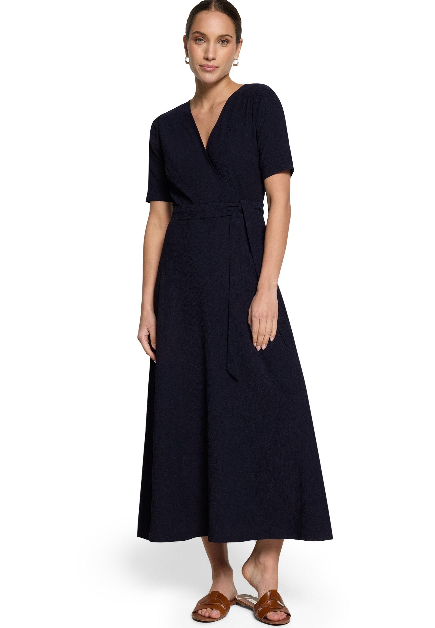 Zero Jerseykleid Damen mit Gürtel Material