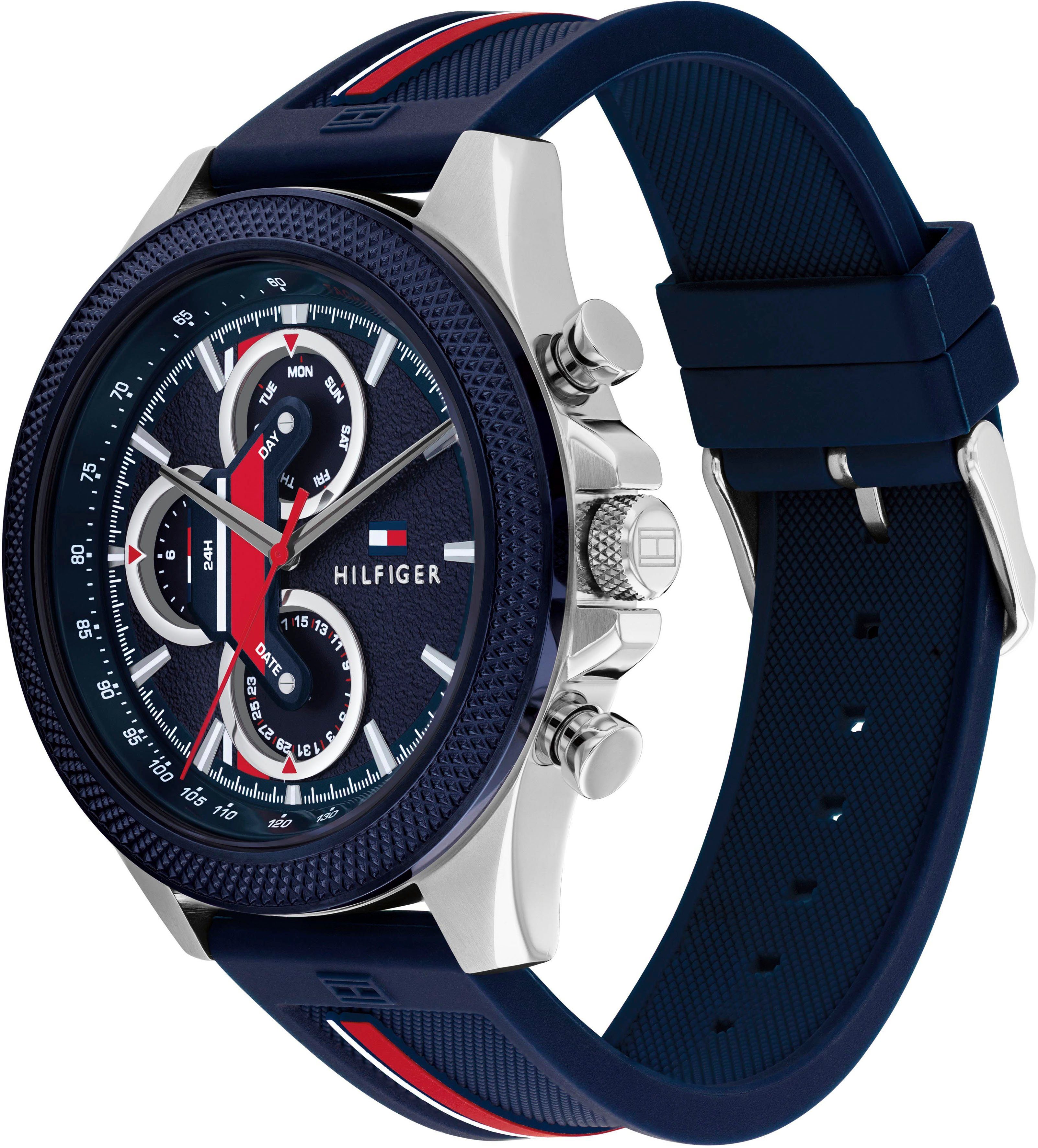Tommy Hilfiger Multifunktionsuhr CLARK 1792083, Quarzuhr, günstig online kaufen
