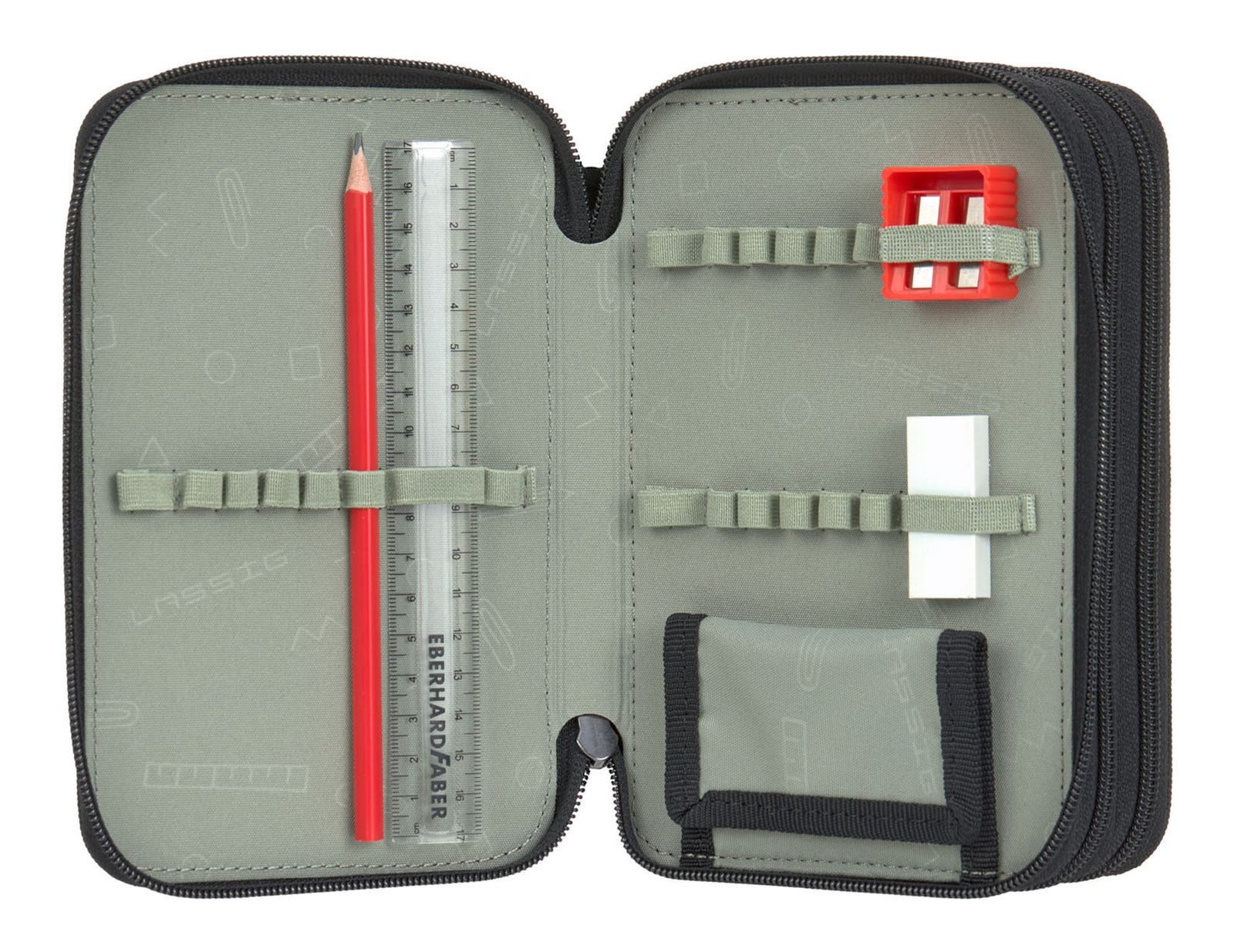 LÄSSIG Federmäppchen School Triple Pencil Case Slim