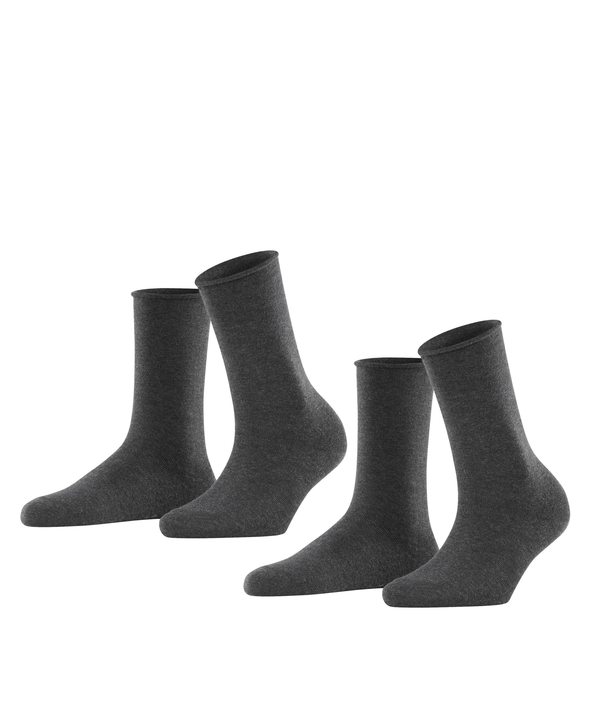 Esprit Socken Basic Pure 2-Pack (2-Paar) anthra.mel (3080)