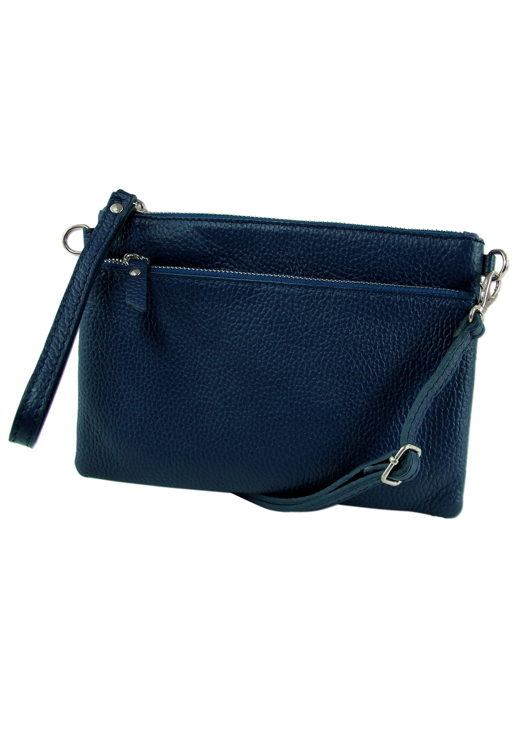 Umhängetasche Toscanto blaufarbene, Handgelenktasche