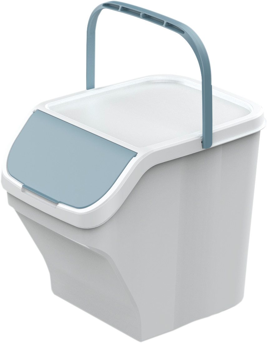 Gardissimo Mülltrennsystem Sort 3 fach Mülleimer Mülltrenner Abfalleimer Müllsortierer 75 Liter, 3 Behälter mit je 25 Liter Fassungsvermögen