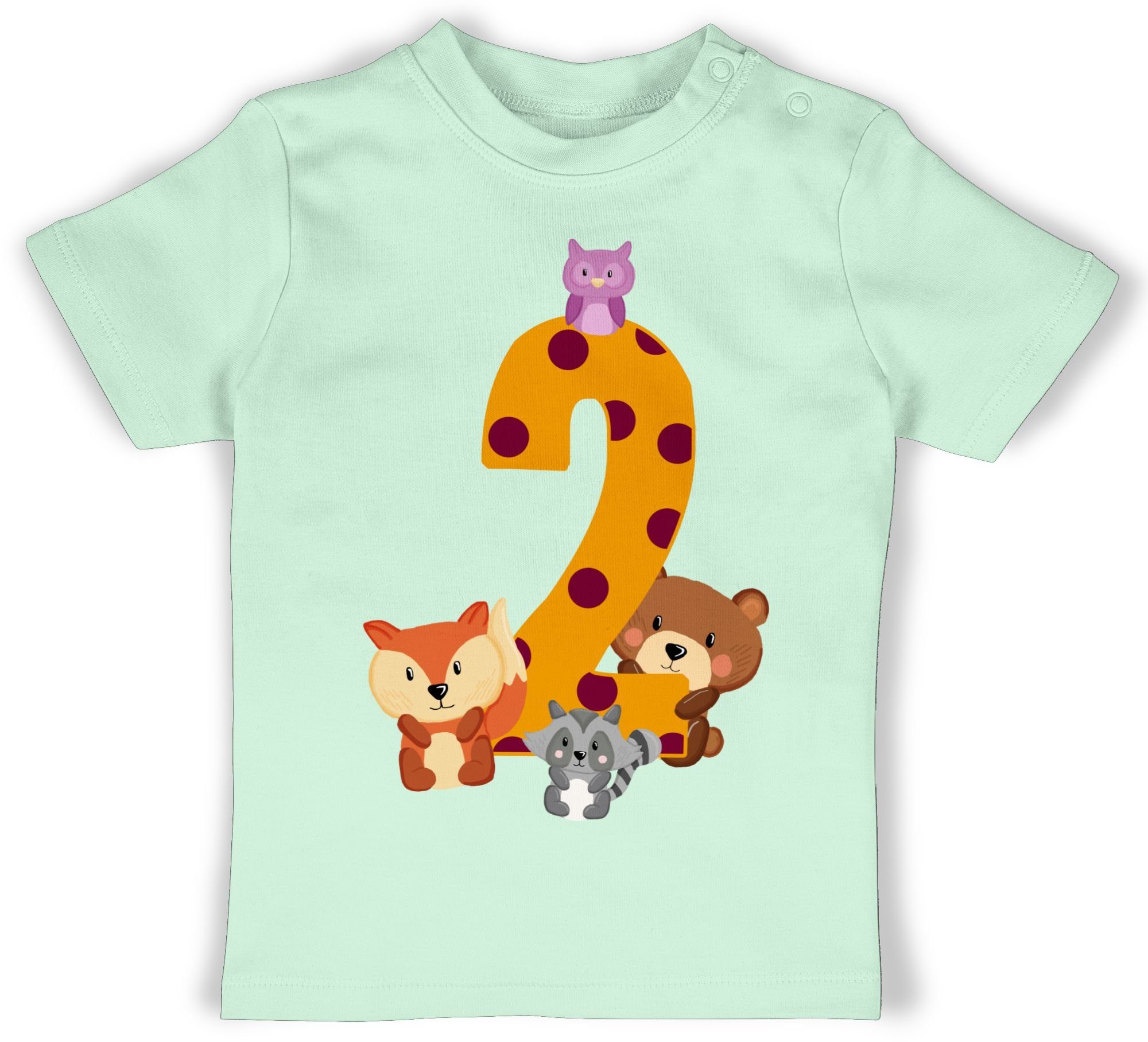T-Shirt Zwei Waldtiere