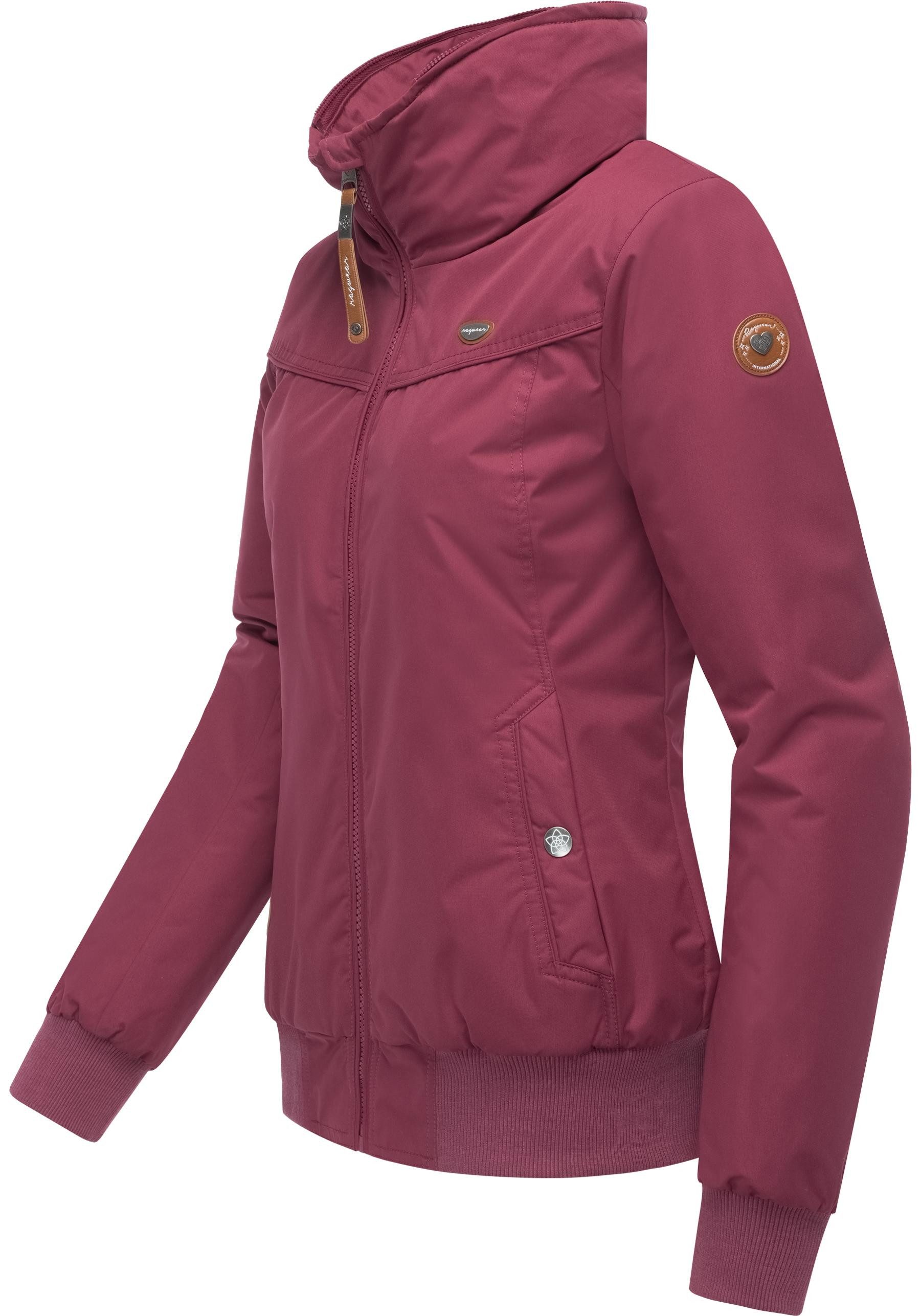 Ragwear Winterjacke Jotty Winter stylische Outdoorjacke mit abnehmbarer Kapuze
