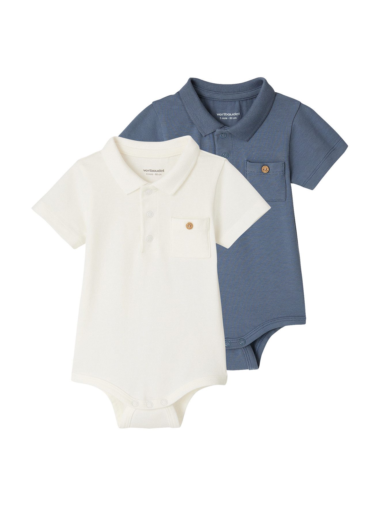 Blusentop Baby Bodys für Neugeborene
