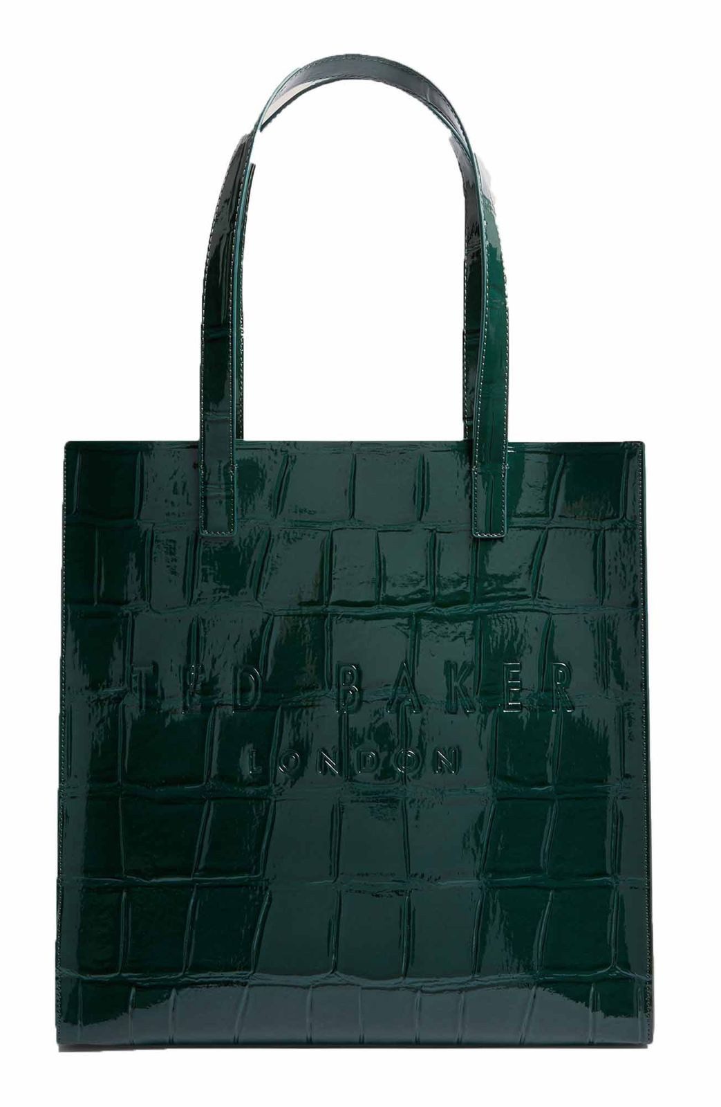 Ted Baker Shopper Croccon Croc Effect Large Icon Bag