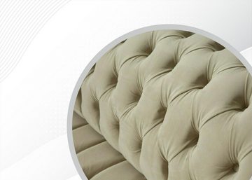 JVmoebel Chesterfield-Sofa, Sofa Dreisitzer Couch Polster Design Moderne 3er Sitz Sofa