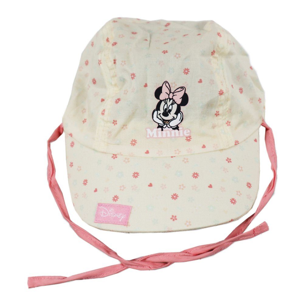 Schiebermütze Disney Minnie Maus Baby Schirmmütze mit Nackenschutz