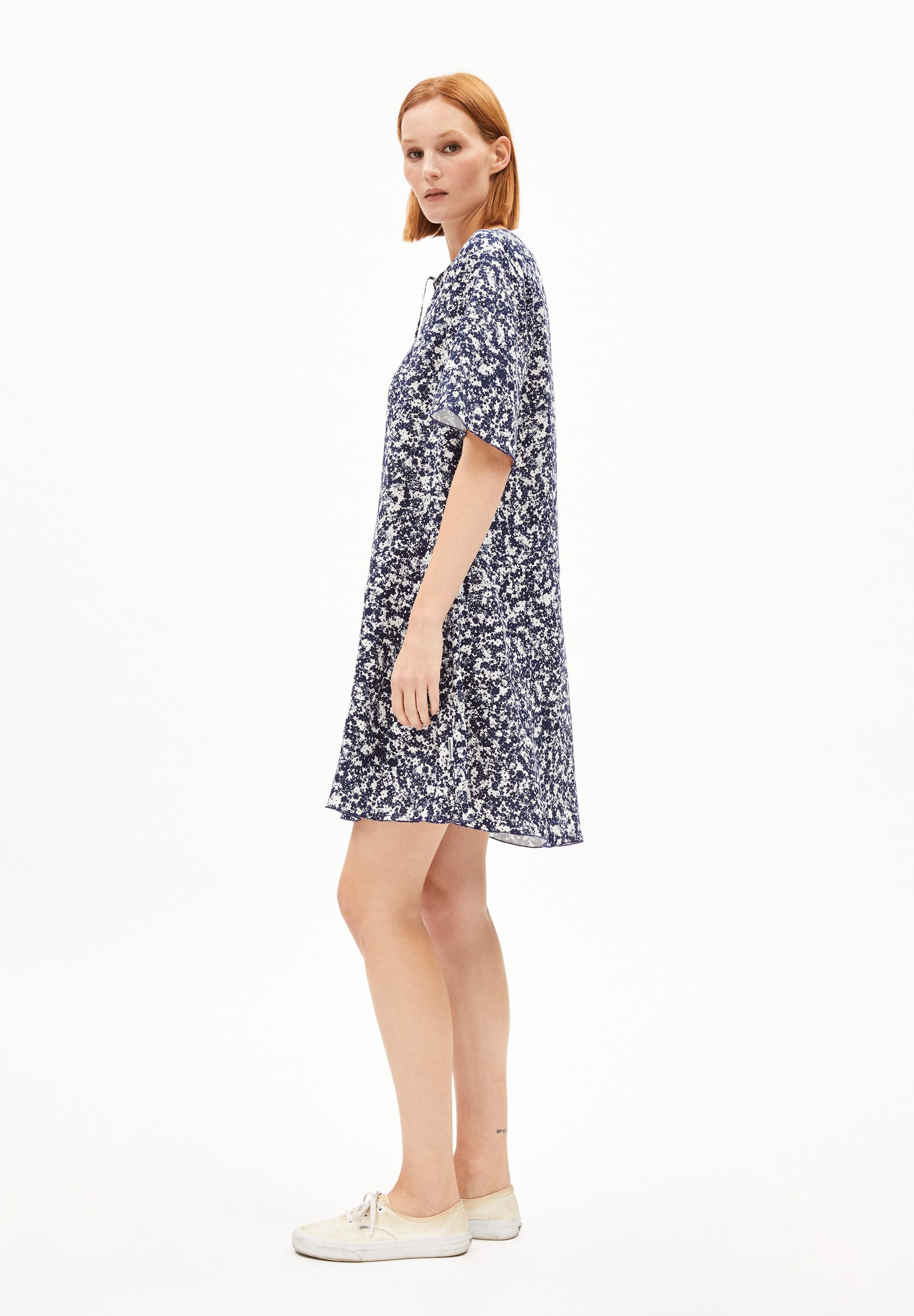 Armedangels Jerseykleid MAAERHA MOSAIC LINO Webkleid günstig online kaufen