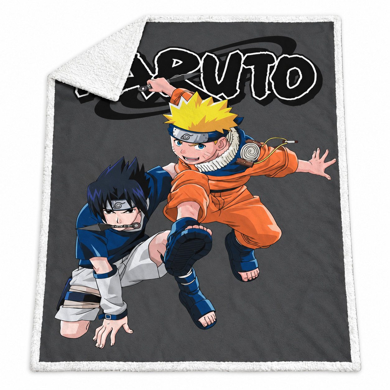 Wohndecke Anime Naruto Shippuden Coral Decke warme Kuscheldecke 120x150 cm, Naruto